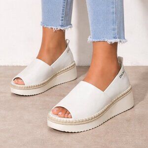 DKNY White Women's Platform Shoes